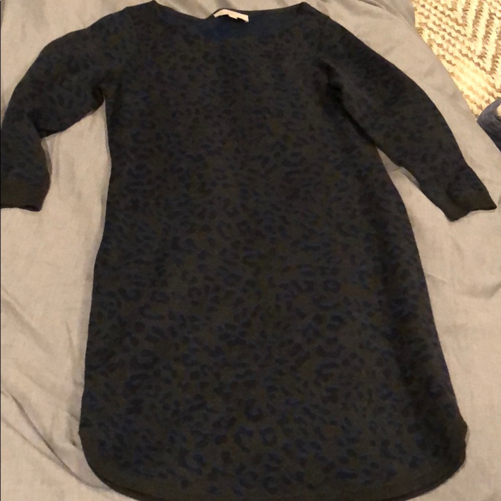 Loft Leopard Sweater Dress